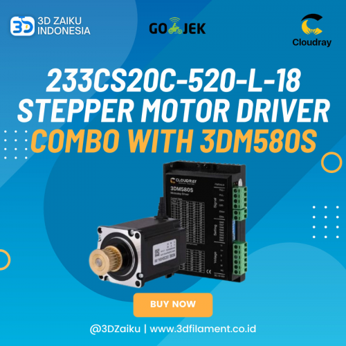 Cloudray 233CS20C-520-L-18 Stepper Motor Driver Combo with 3DM580S